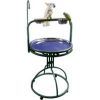 A&E Cage Company - Play Stand with Toy Hook for Birds - Black - 28 Inch