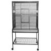 A&E Cage Company - Flight Bird Cage with Stand - Black - 32 x 21 x 63 Inch