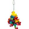 A&E Cage Company - Happy Beaks Rubber Duck Monster Bird Toy - Assorted - 2 X 9.5 Inch