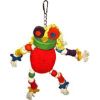 A&E Cage Company - Happy Beaks Silly Wood Frog Bird Toy - Assorted - 11 X 12 Inch