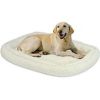 Midwest Container - Quiet Time Deluxe Double Bolster Bed - White - 42X34 Inch