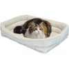 Midwest Container - Quiet Time Deluxe Double Bolster Bed - White - 24X20 Inch
