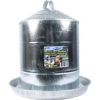 Millside Industries - Double Wall Cone Top Galvanized Poultry Fountain - Galv Steel - 5 Gallon