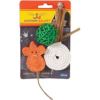 Petmate - Jackson Galaxy Natural Playtime Cat Toy - Multicolored - 3 Pack