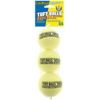 Petsport - Tuff Ball Squeak - Yellow - 2.5 Inch/3 Pack