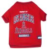 Doggienation-MLB - Los Angeles Angels Dog Tee Shirt - Xtra Small