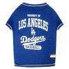Doggienation-MLB - Los Angeles Dodgers Dog Tee Shirt - Xtra Small