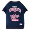 Doggienation-MLB - Minnesota Twins Dog Tee Shirt - Xtra Small