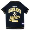 Doggienation-MLB - Oakland Athletics Dog Tee Shirt - Large
