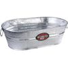 Behrens Manufacturing - Galvanized Hot Dipped Oval Tub - Silver - 5.5 Gallon