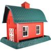 North States Industries - Village Collection Barn Bird Feeder - Red/Green/White - 8 Lb Capacity