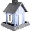 North States Industries - Village Collection Cottage Bird House - Blue/Gray/White - 5 Lb Capacity