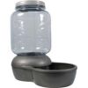 Petmate - Mason Jar Replendish Dry Food Feeder - Clear/Silver - 10 Lb