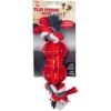Ethical Dog - Play Strong Mini Tugs Bone With Rope - Red - Small