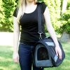 Iconic Pet - FurryGo Universal Collapsible Pet Airline Carrier - Black - Small