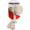 Mammoth Pet Products - Flossy Chews Cotton Rope Bone Dog Toy - White - 9 Inch/Small