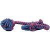 Mammoth Pet Products - Flossy Chews Color 3 Knot Rope Tug Dog Toy - Multicolored - 36 Inch/Xlarge