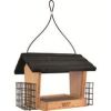 Natures Way Bird Products - Hopper Feeder Bambo With Suet Cages - 3 Qt Capacity