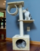 Iconic Pet - Three Level Cat Tree Condo with Hammock - Beige