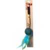 Ethical Cat - Wuggle Wool Ball Teaser Wand - 10 Inch