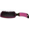 Partrade - Curved Handle Mane And Tail Brush - Purple - 9 Inch