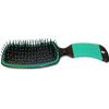 Partrade - Curved Handle Mane And Tail Brush - Green - 9 Inch