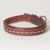 Hound?s Best - XX-Small Genuine Leather Dog Collar "Magnifico"