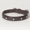 Hound?s Best - X-Small Genuine Leather Dog Collar "Arizona"
