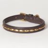 Hound?s Best - X-Small Genuine Leather Dog Collar "Camelot"