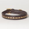 Hound?s Best - Small Genuine Leather Dog Collar "Camelot"