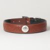 Hound?s Best - Large Hand Carved Leather Dog Collar "Ponderosa"