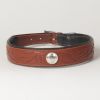 Hound?s Best - X-Large Hand Carved Leather Dog Collar "Ponderosa"
