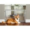 Carlson Pet Products - Plastic Expandable Gate with Steel Support Rod - Gray - 42W X 23H