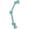 Mammoth Pet Products - Extra Fresh 3 Knot Tug - Green/White- 25 Inch