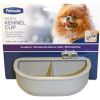 Petmate - Kennel Bowl Double Diner - Gray- 13 oz