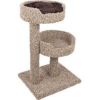 Ware Mfg - 2 Story Perch With Donut Bed - Natural - 24Wx30Dx36H