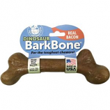 Pet Qwerks - Dinosaur Barkbone - Bacon - XXXlarge