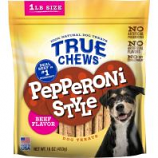 Tyson Pet Products - True Chews Pepperoni Style Dog Treats - Beef - 16 Oz