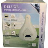 Heath Mfg  - Deluxe Purple Martin Gourd - White