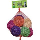 A&E Cage Company  - Happy Beaks Vine Munch Balls - 10 Ct - Assorted