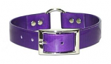 Leather Brothers - 1" SunGlo Ring-in-Center Collar - Purple - 21" Length