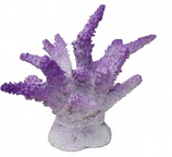 Blue Ribbon Pet Products - Exotic Environments Purple Finger Coral - 4.5X3.25X3.25 Inch