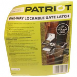 Tru-Test - Lockable Gate Latch One Way - Grey - 1 5/8 - 2