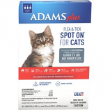 Farnam Pet - Adams Plus Flea  & Tick Spot On Cat - Under 5Lbs