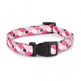 Casual Canine - Patterns Collar Argyle - 6-10Inch - Pink