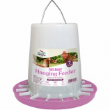 Harris Farms - Free Range Plastic Hanging Poultry Feeder - Pink - 7 Lb