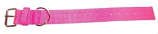 Leather Brothers - 2" Regular Bravo Nylon Collar - Neon Pink  - 27" Length