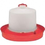 Miller Manufacturing - Poultry Waterer Deep - Red - 1 Gallon