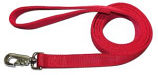 Leather Brothers - 1" X 6' Bravo Train Lead - J-Snap - Red