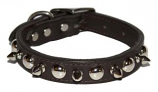 Leather Brothers - 1" Regular Leather Spike & Stud - Sable - 26" Length